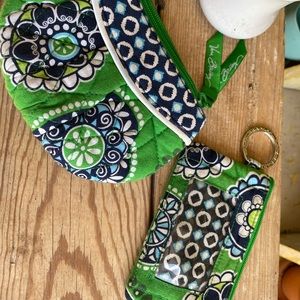 VERA BRADLEY BO-GO Zippered ID & Coin Purses